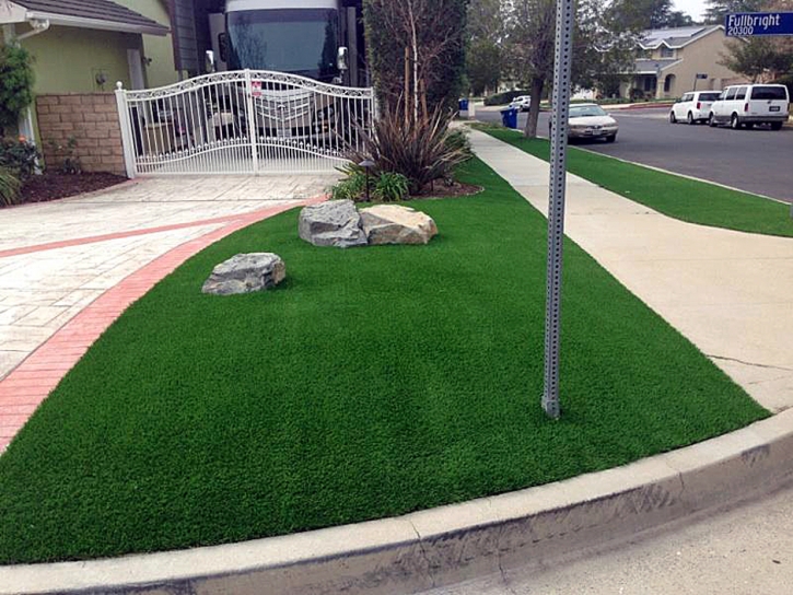 Faux Grass Oak Creek, Colorado Design Ideas, Front Yard Landscape Ideas