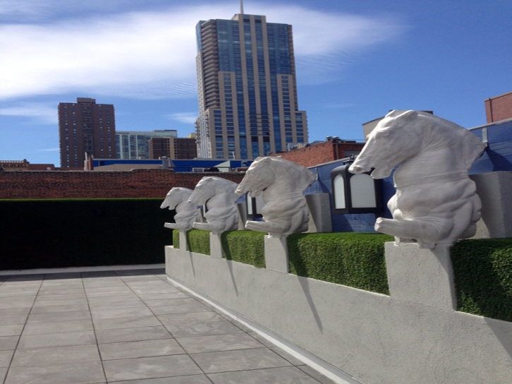 Installing Artificial Grass Mountain Meadows, Colorado Rooftop, Veranda