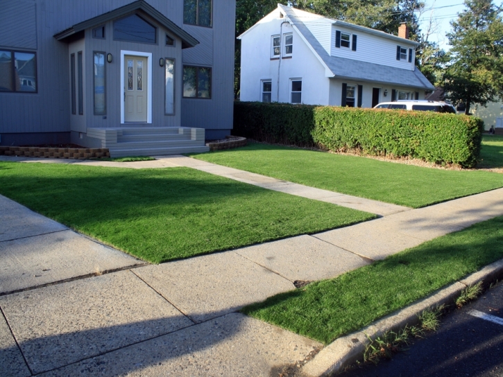 Synthetic Lawn Bennett, Colorado Landscape Rock, Front Yard Design